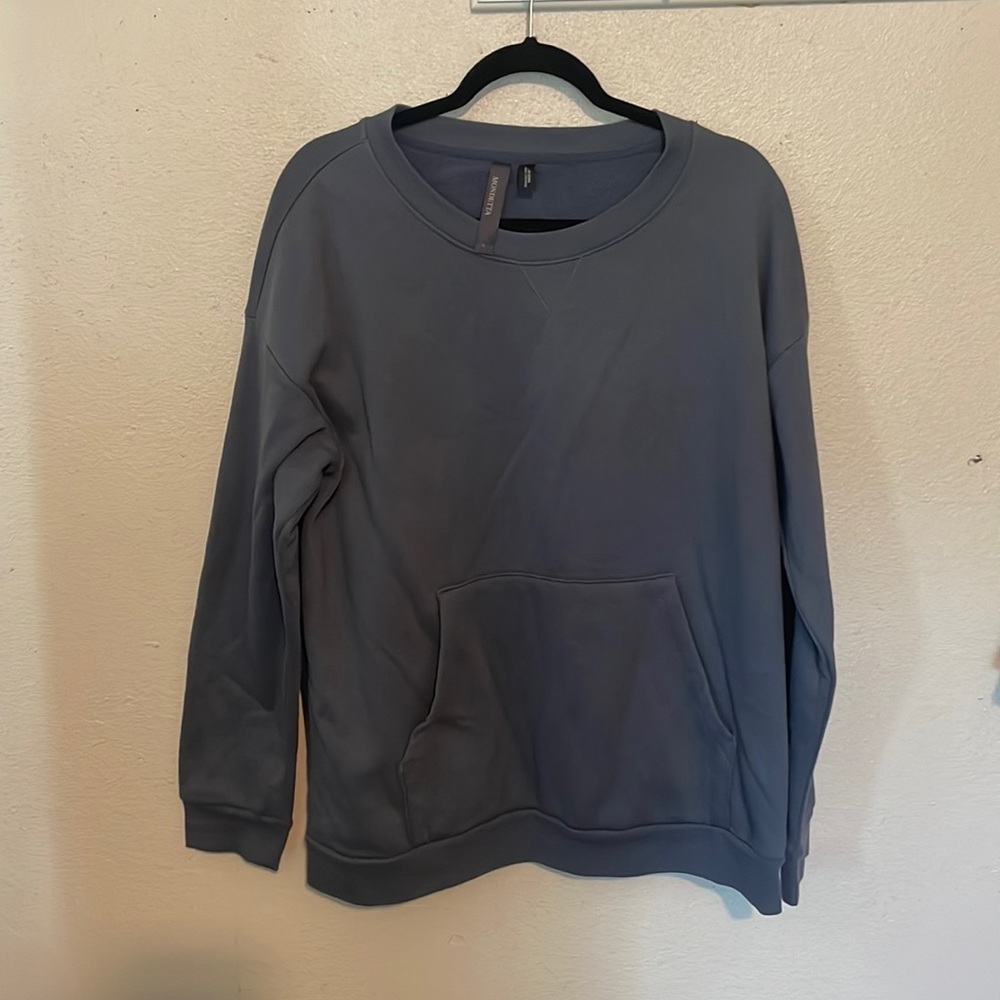 MONDETTA SWEATSHIRT with front pocket